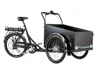 black Christiania tricycle